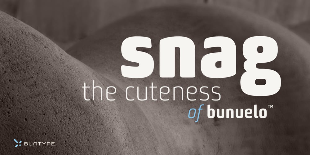 Bunuelo Clean Pro font