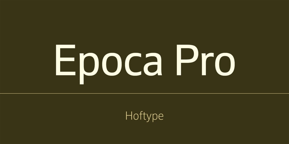 Epoca Pro font