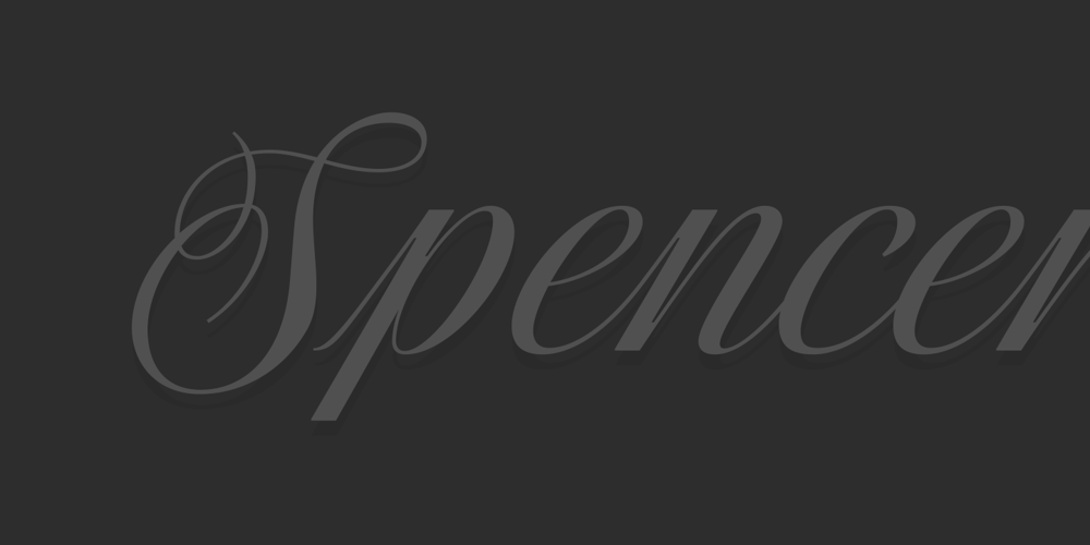 Spencerio font