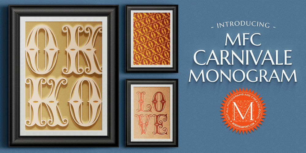 MFC Carnivale Monogram font