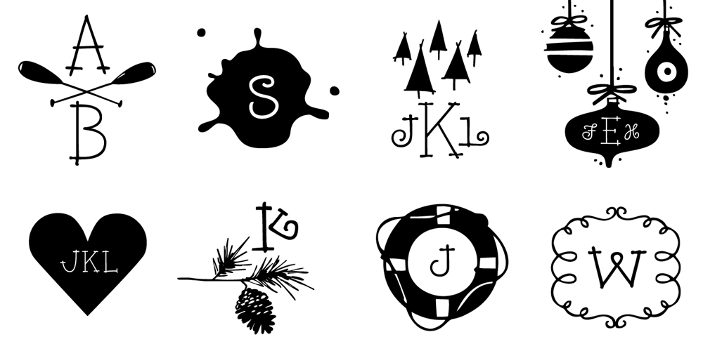 Rae’s Monogram Family font