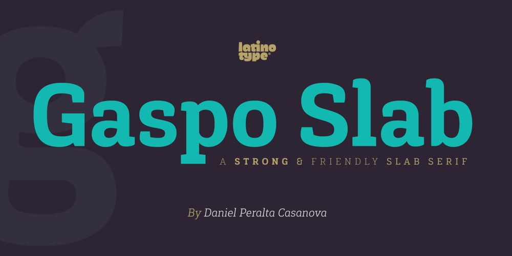 Gaspo Slab font