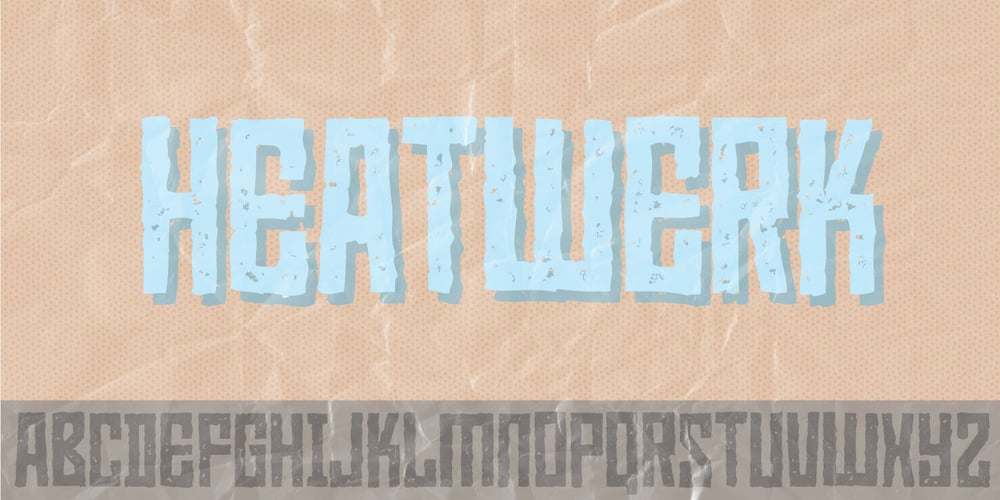 Heatwerk font