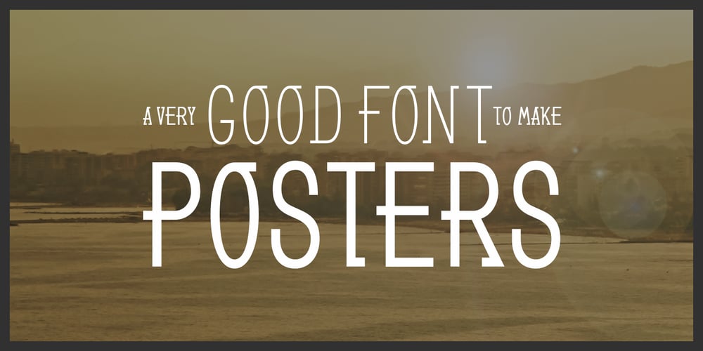 GL Benicassim font
