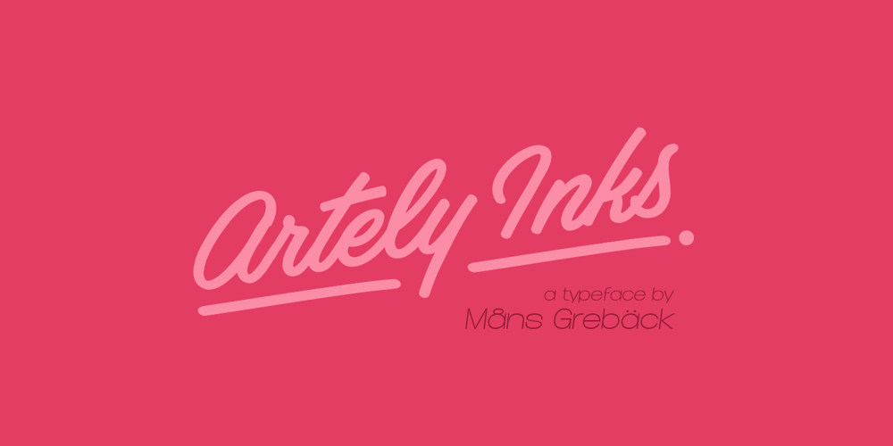 Artely Inks font