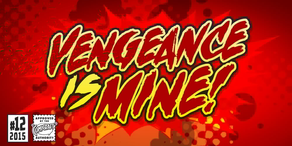 Vengeance Is Mine font