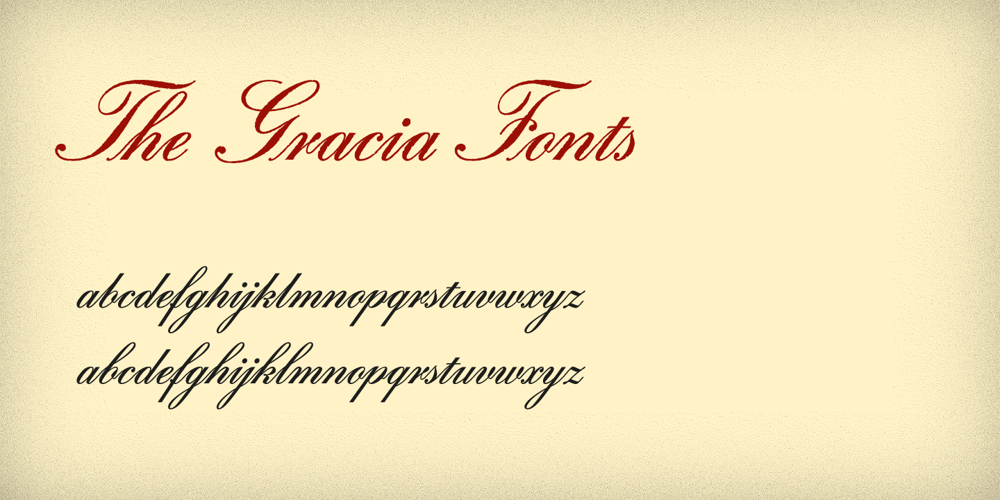 Gracia Series 40 font