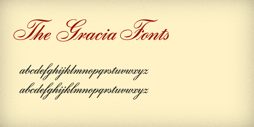 Gracia Series 50 font