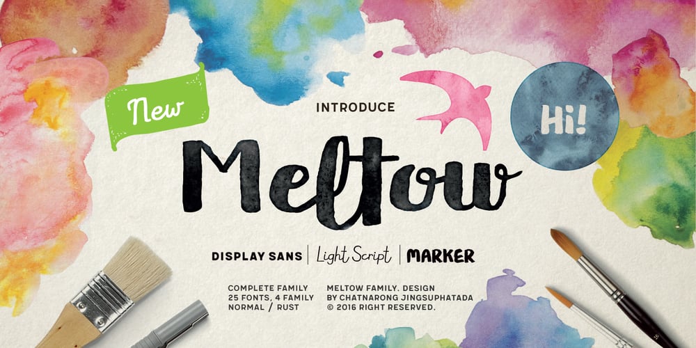 Meltow font
