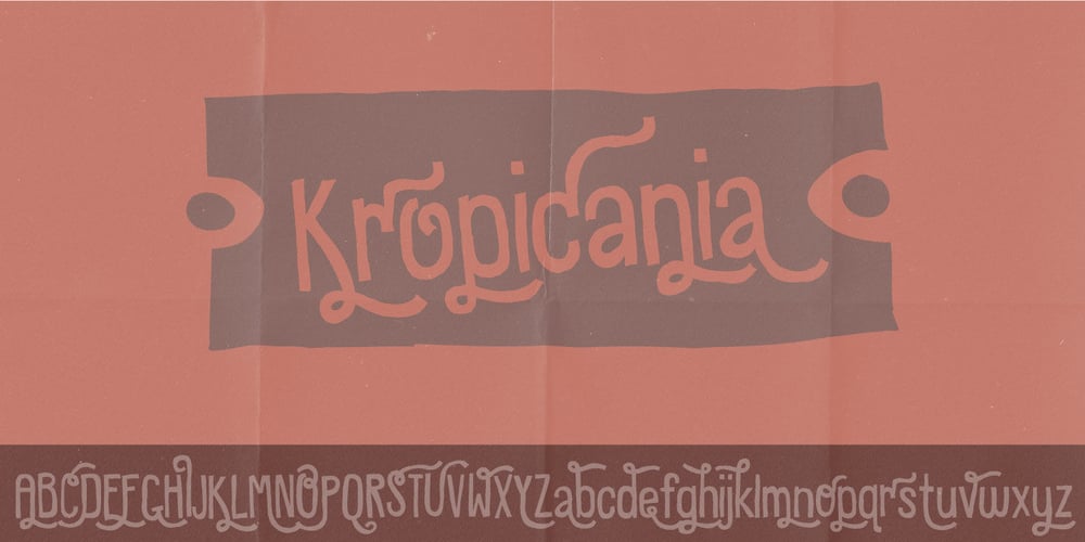 Kropicania font