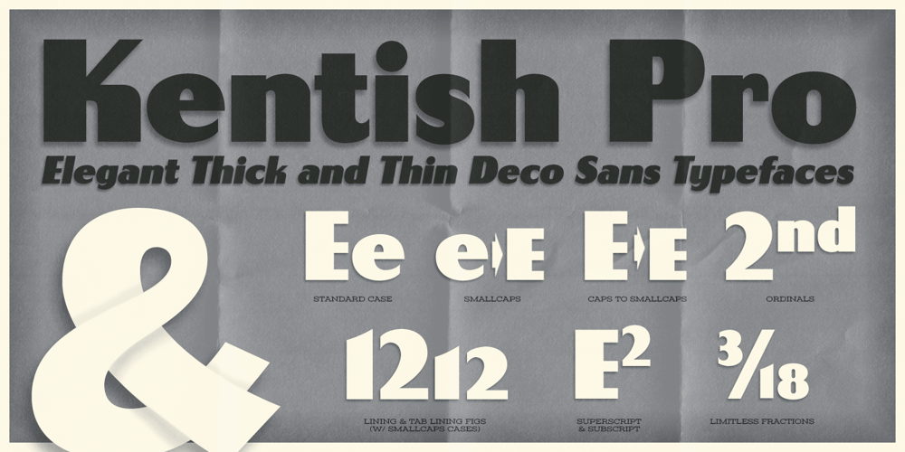 Kentish AOE Pro font
