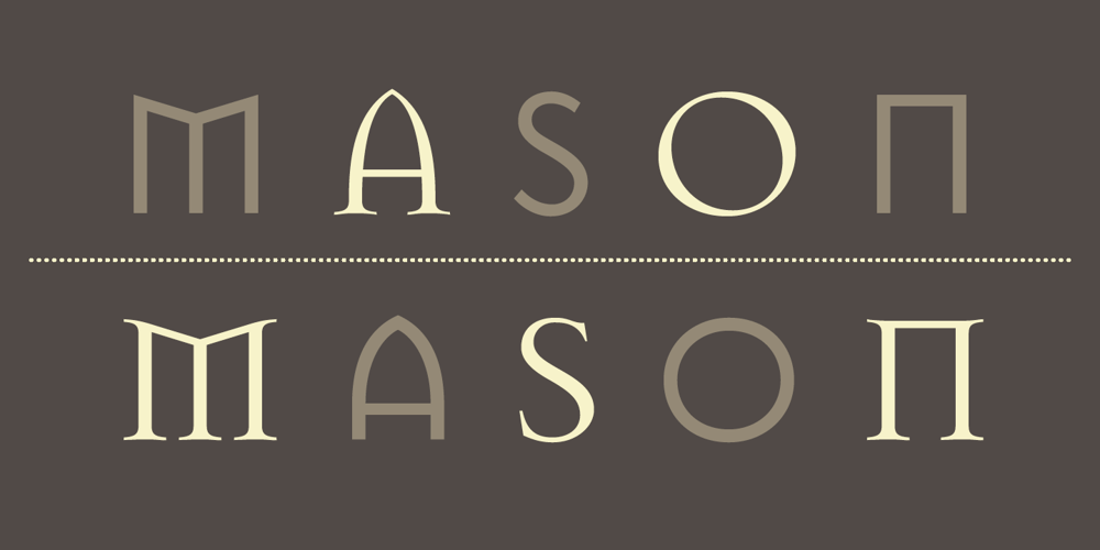 Mason font