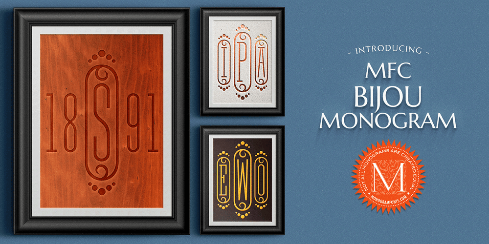 MFC Bijou Monogram font