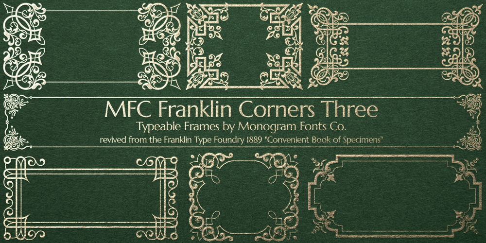 MFC Franklin Corners Three font