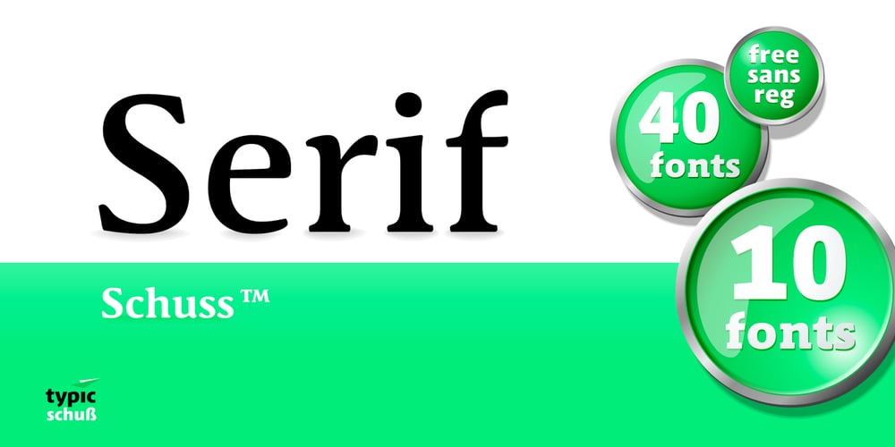 Schuss Serif Pro font