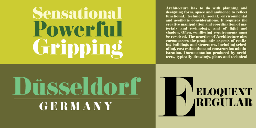 Eloquent JF Pro font