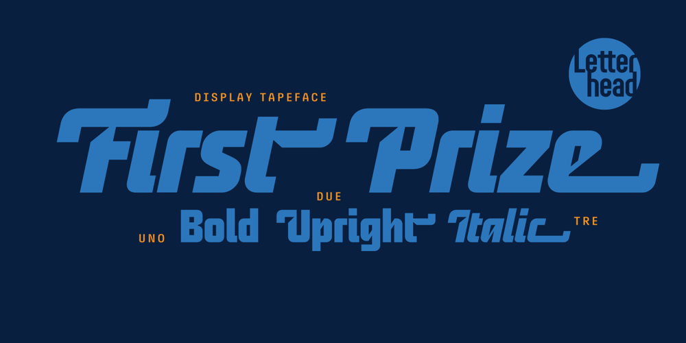 First Prize font