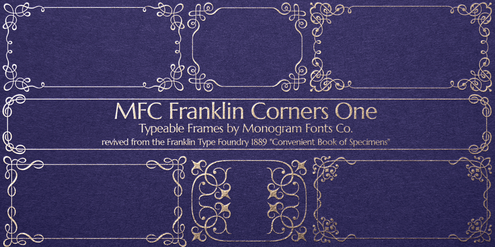 MFC Franklin Corners One font