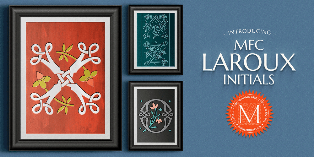 MFC Laroux Initials font