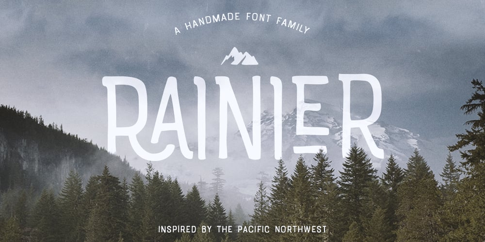Rainier font