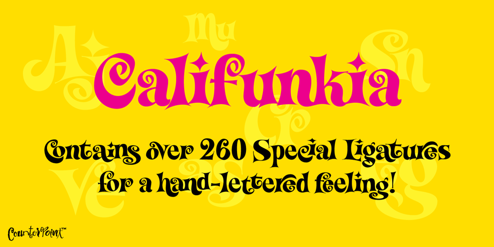 Califunkia font