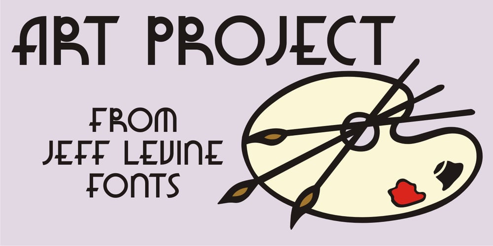 Art Project JNL font