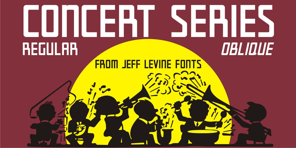 Concert Series JNL font