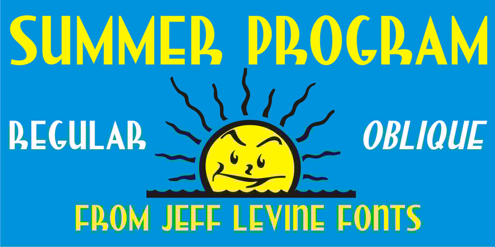 Summer Program JNL font