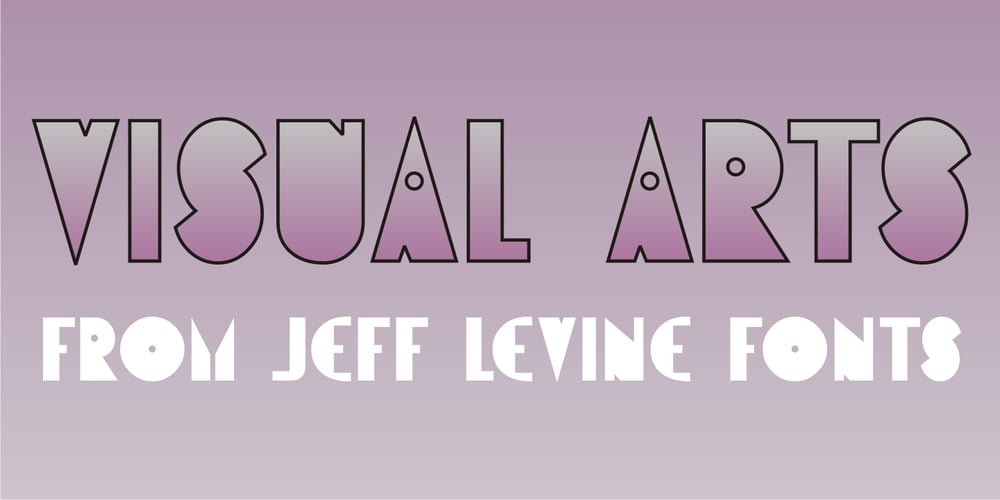 Visual Arts JNL font
