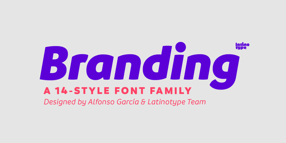 Branding font