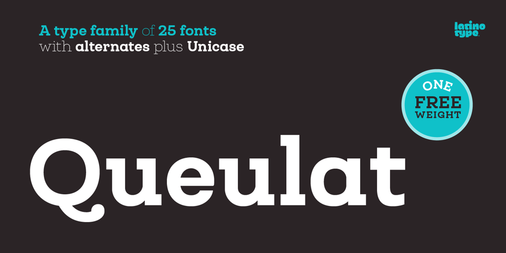 Queulat font