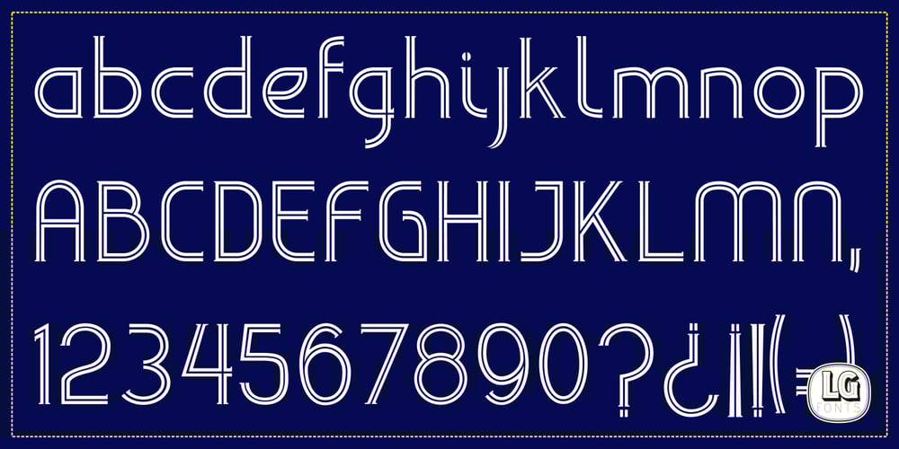 LGF Avadar font