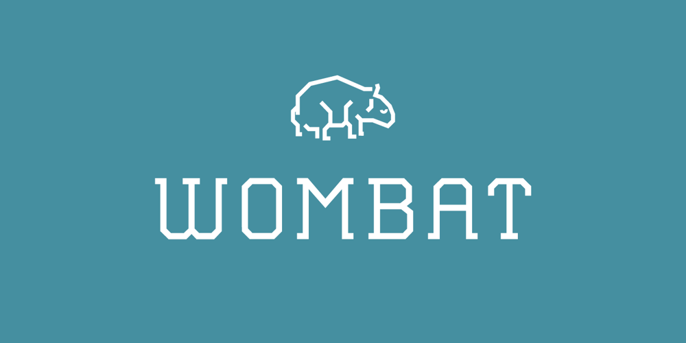 Wombat font