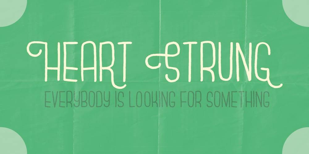 Heart Strung font
