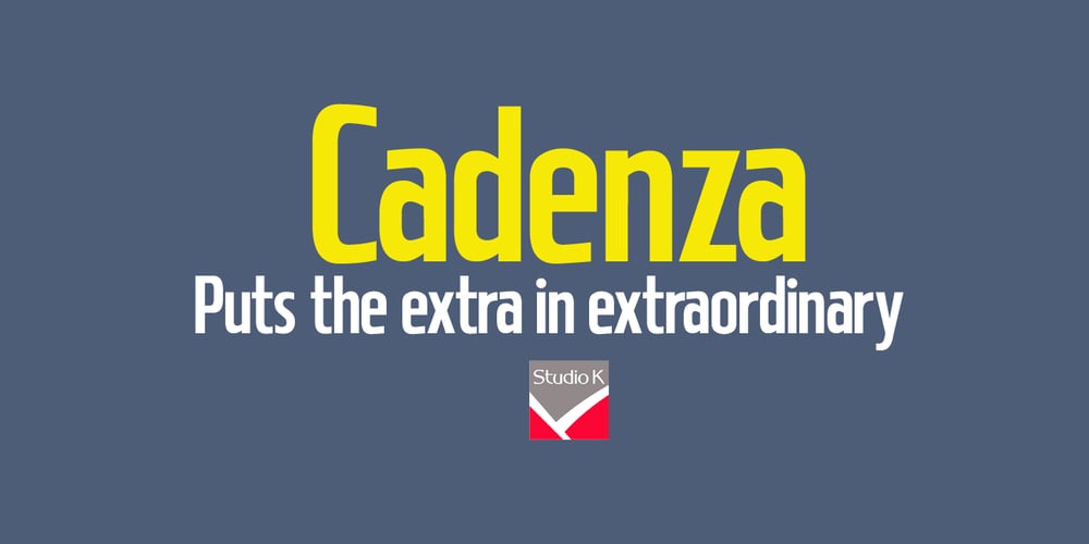 Cadenza font