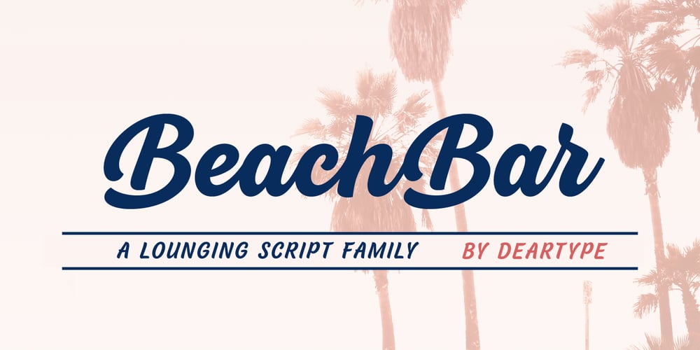 BeachBar font