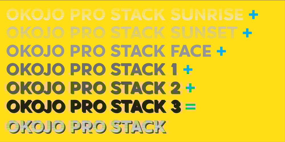 Okojo Pro Stack font