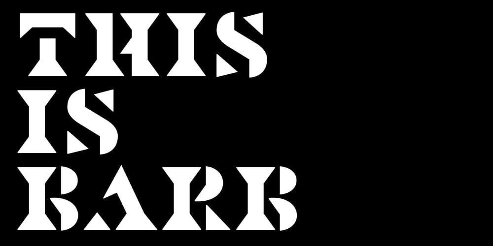 Barb font