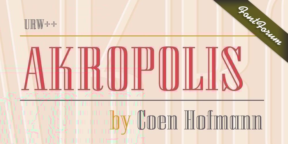 URW Akropolis font