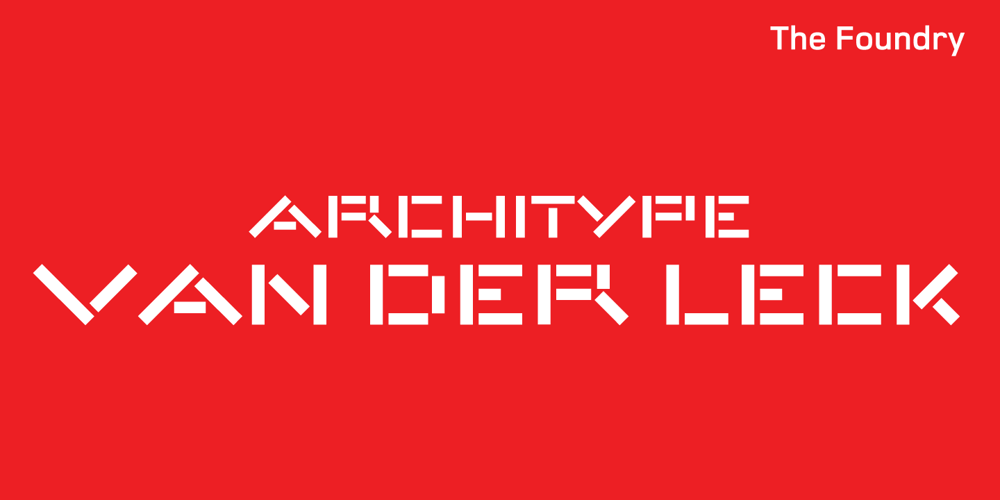 Architype Van der Leck font