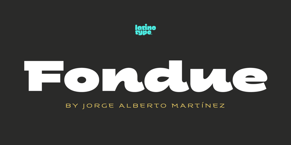 Fondue font