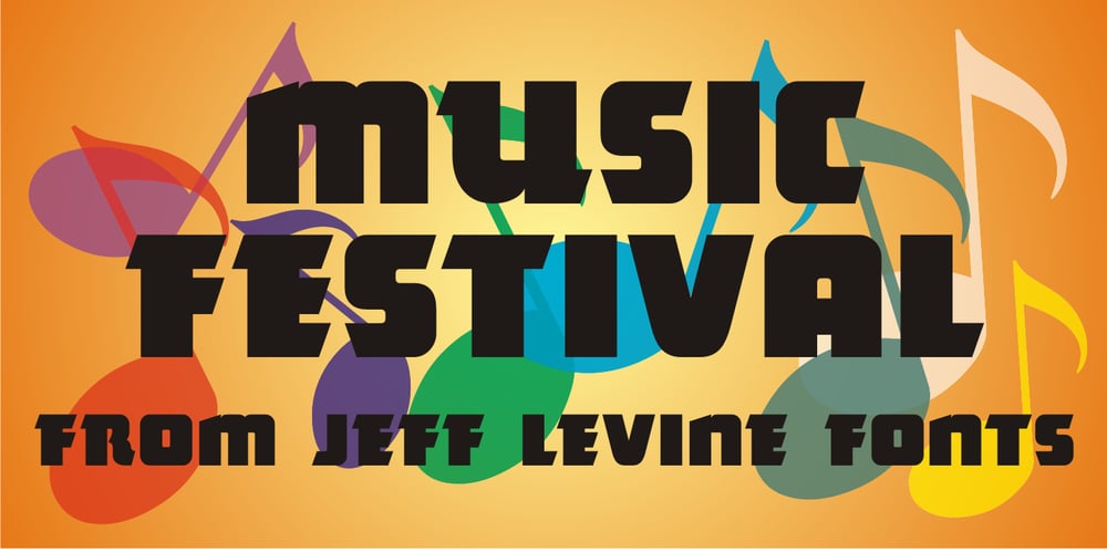 Music Festival JNL font