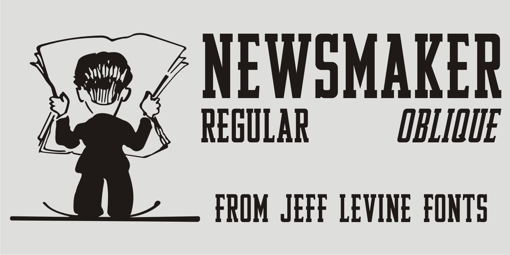 Newsmaker JNL font