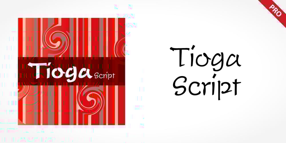 Tioga Script Pro font