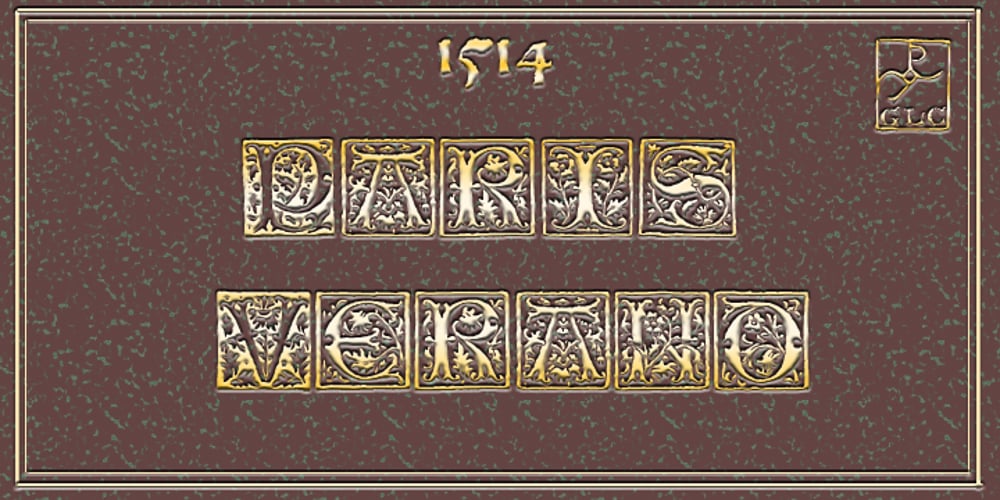 1514 Paris Verand font