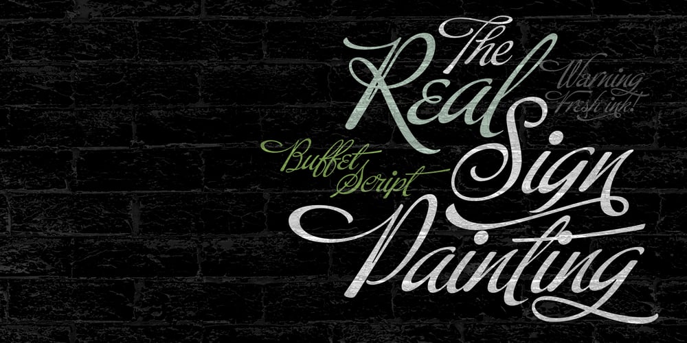 Buffet Script font