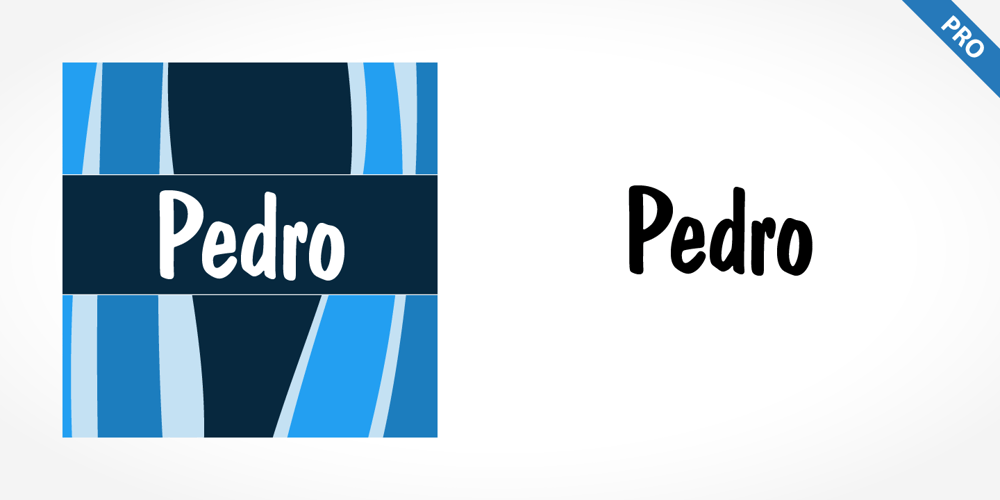 Pedro Pro font