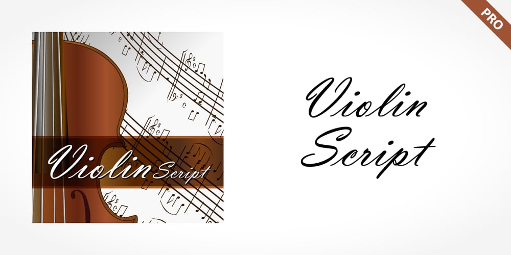 Violin Script Pro font