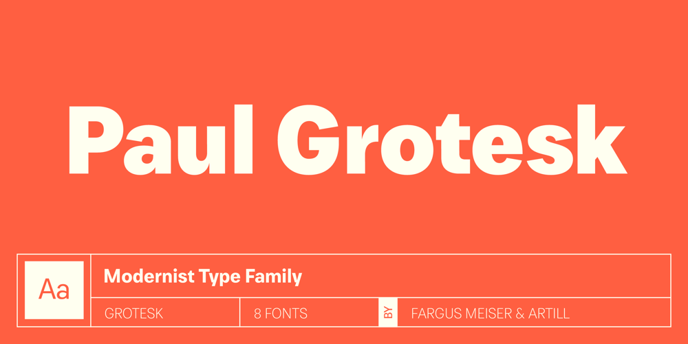 Paul Grotesk font