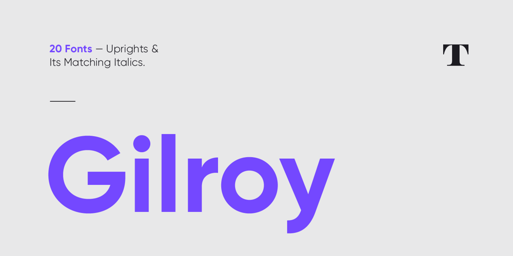 Gilroy font